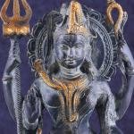 Brass Ardhanarishwara Statue | 9.5" x 6" x 3" | 4.5 kg | Vintage Patina | Lord Shiva Parvati Divine Union | Sacred Hindu Art | Jaipurio